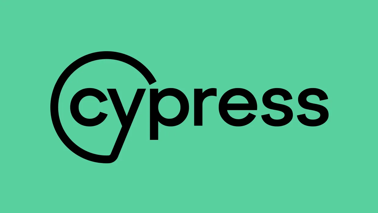 Black Cypress logo on green background