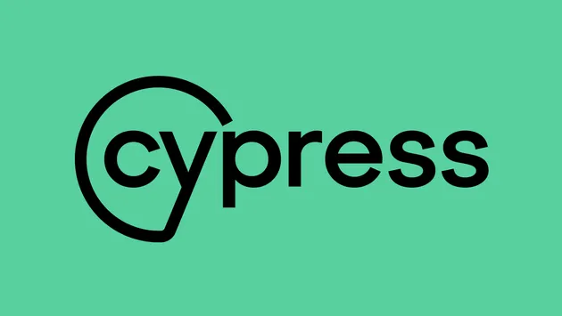 Black Cypress logo on green background