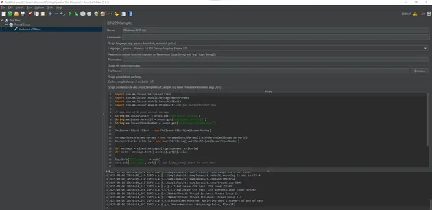 Viewing a received SMS in the Mailosaur dashboard.