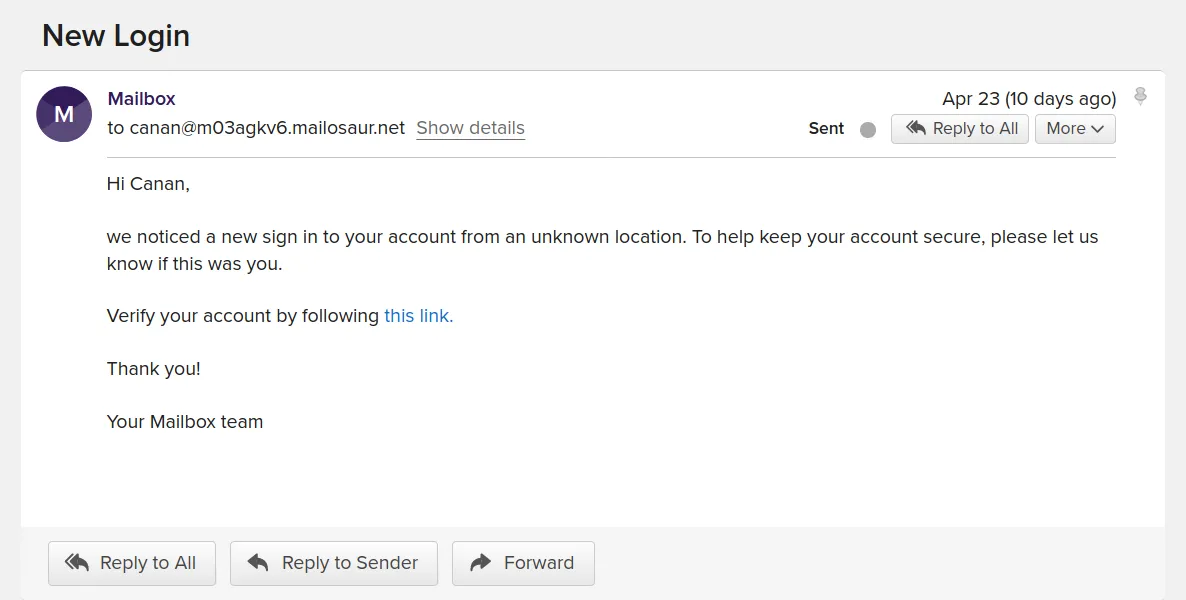 Improved Email Image