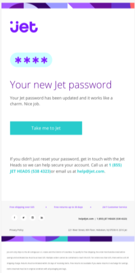 jet password reset email example